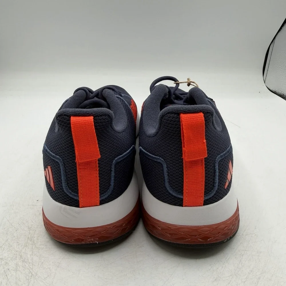 Adidas Flair Mode Running Shoes Mens Sz 8.5 Navy Blue/Orange Sneakers IU6287